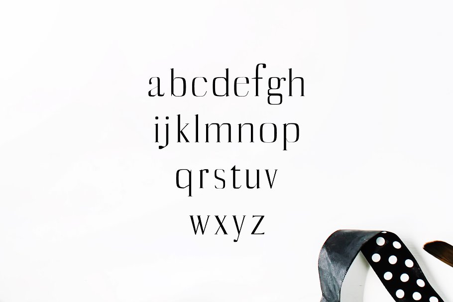 独特现代设计风格英文衬线字体家族 Catheryn Serif 4 Font Family Pack插图(2)
