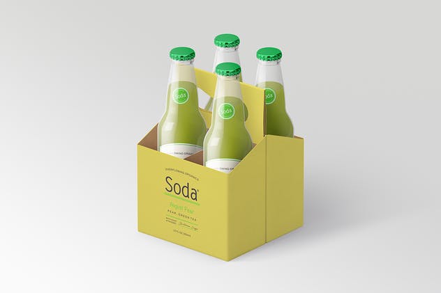苏打饮料瓶包装样机v1 Soda Drink Bottle Packaging Mock-Ups Vol.1插图(15)