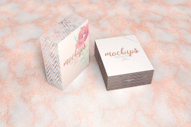 美食包装纸盒样机 Paper Box Mockup 07插图(8)