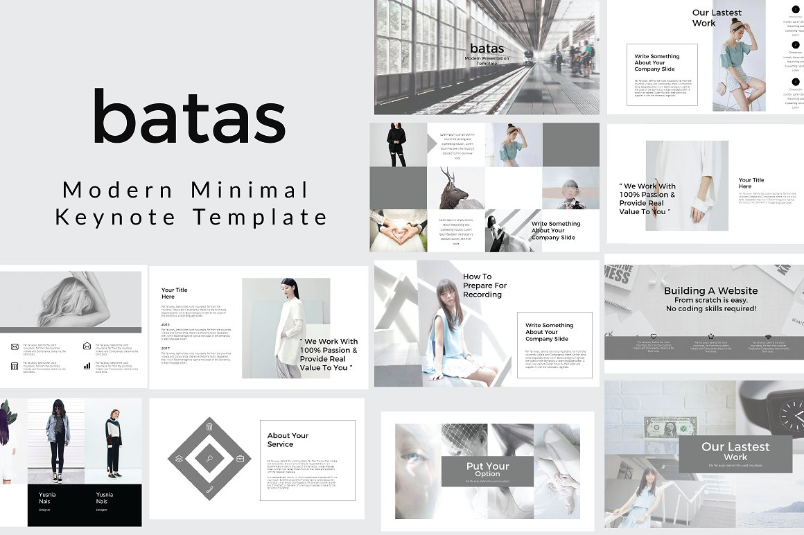 Batas – 超现代的极简主义商业化keynote幻灯片模板下载[key]插图