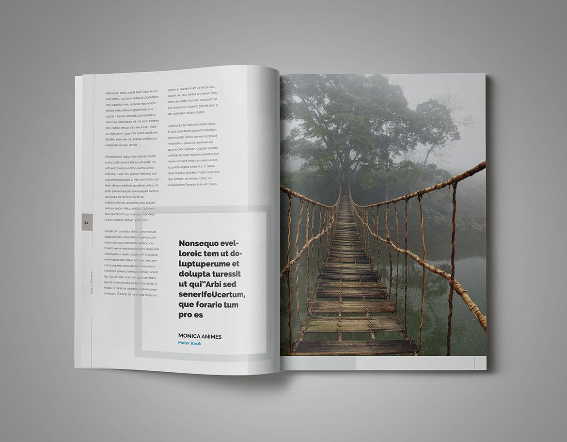 企业/金融/财经杂志设计INDD模板 InDesign Magazine Template插图(14)