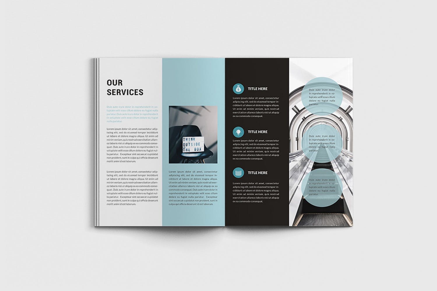 市场营销规划方案/计划书设计模板 Marketita – A4 Marketing Brochure Template插图(8)