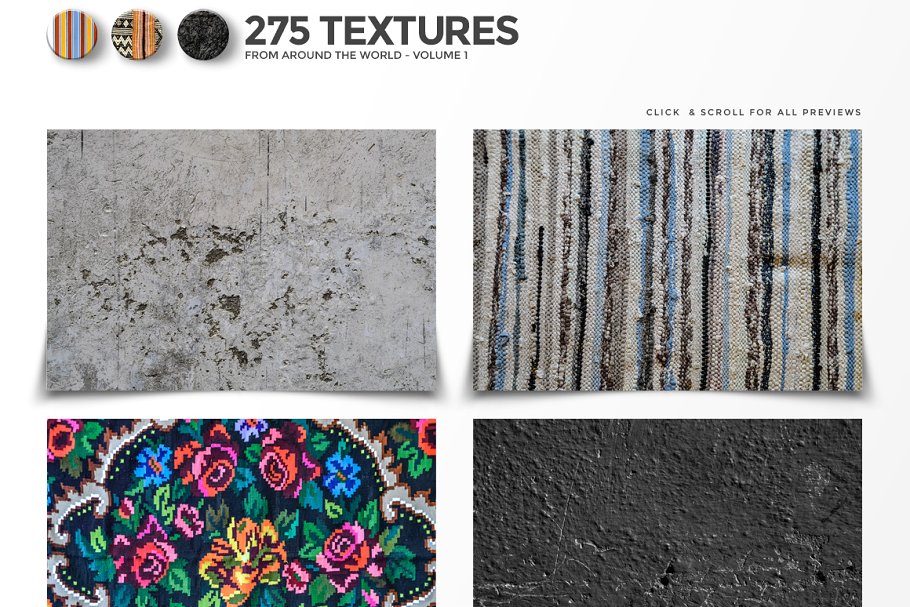 275款凸显世界各地风景文化的背景纹理合集[3.86GB] 275 Textures From Around the World插图(7)
