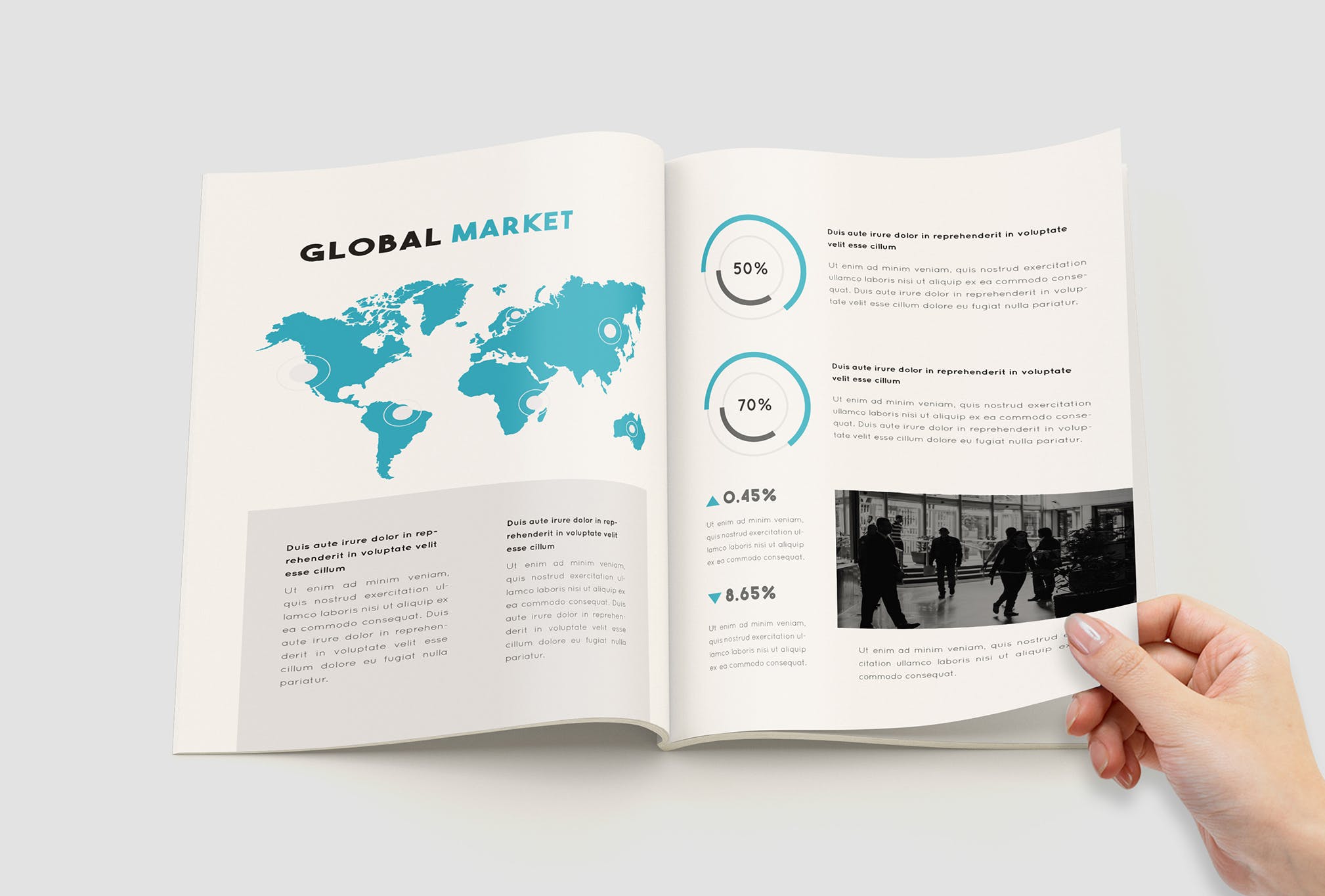 上市公司年度报告设计INDD模板 Annual Report Company插图(8)