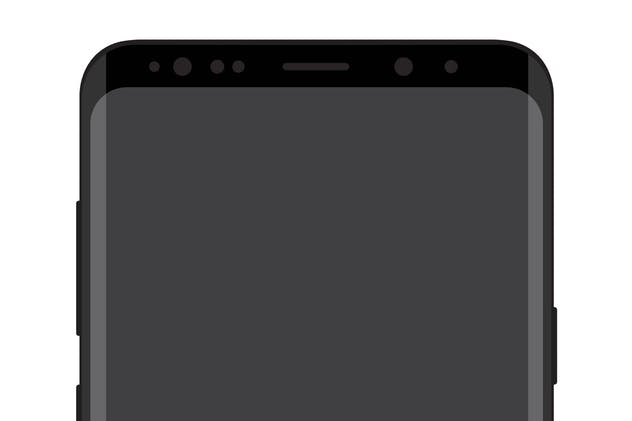 三星智能手机S9+样机模板 Samsung Galaxy S9 Plus vector mockup插图(2)