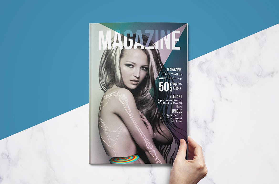 50页创意高端时尚杂志设计模板 50 Pages Creative Magazine插图(5)