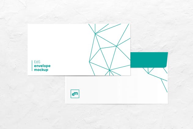 简约设计信封样机模板 Envelope Mockup插图(6)