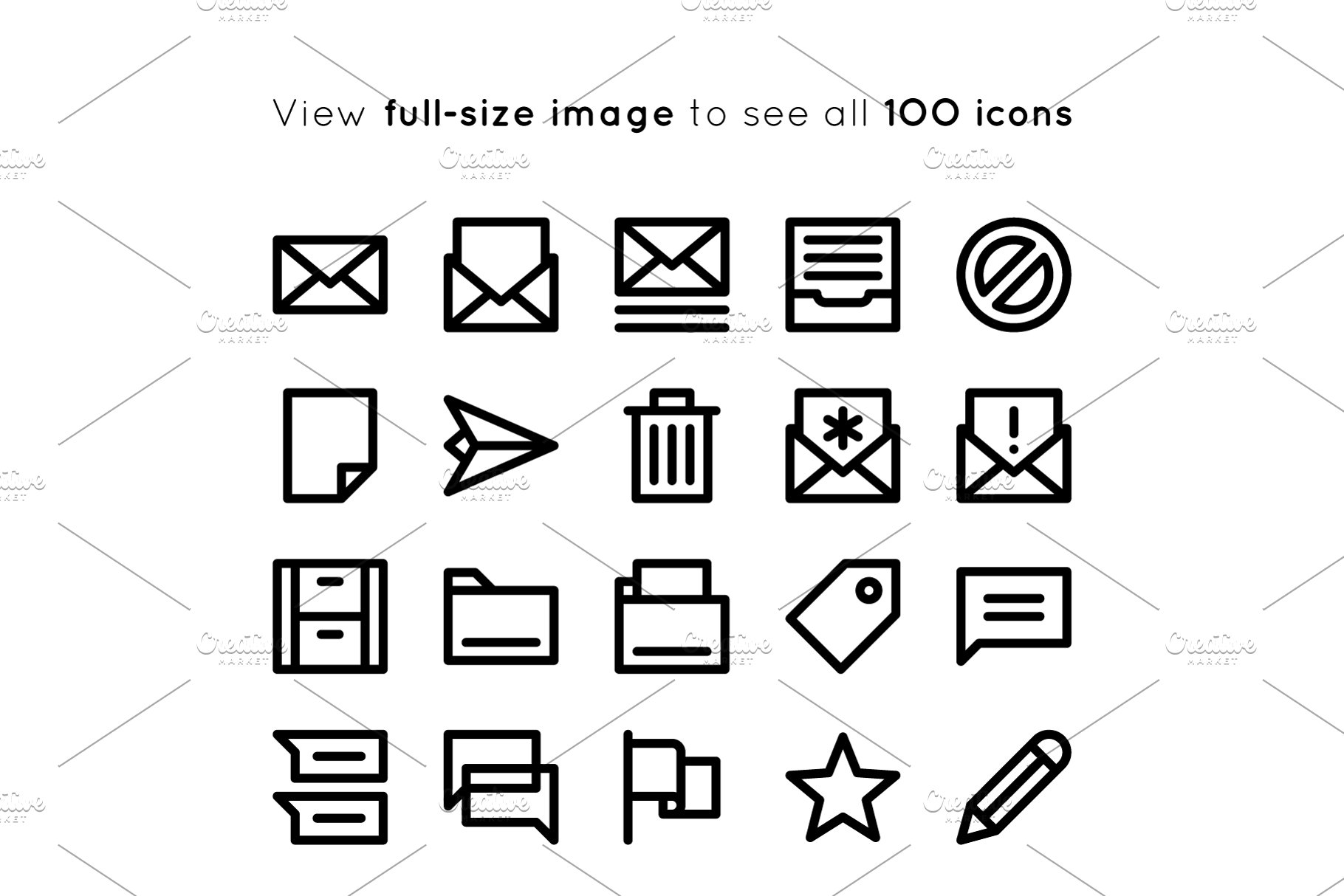 粗线条用户界面图标元素 BOLD icons User Interface essentials插图(4)