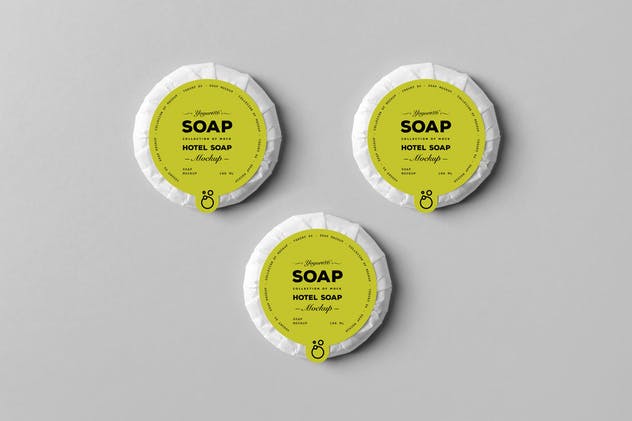 肥皂外观包装样机模板 Soap Mock-up插图(11)