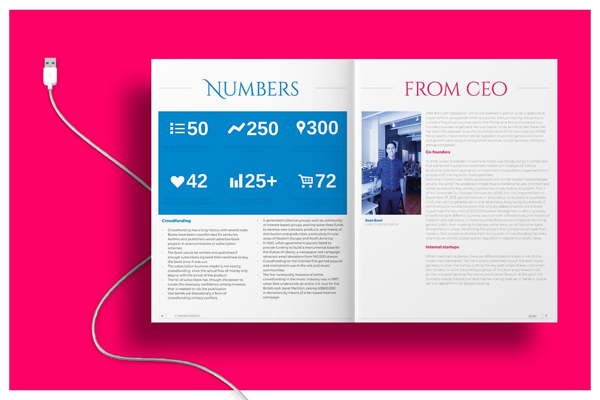 2020年上市集团公司企业画册设计模板 Company Profile 2020插图(3)