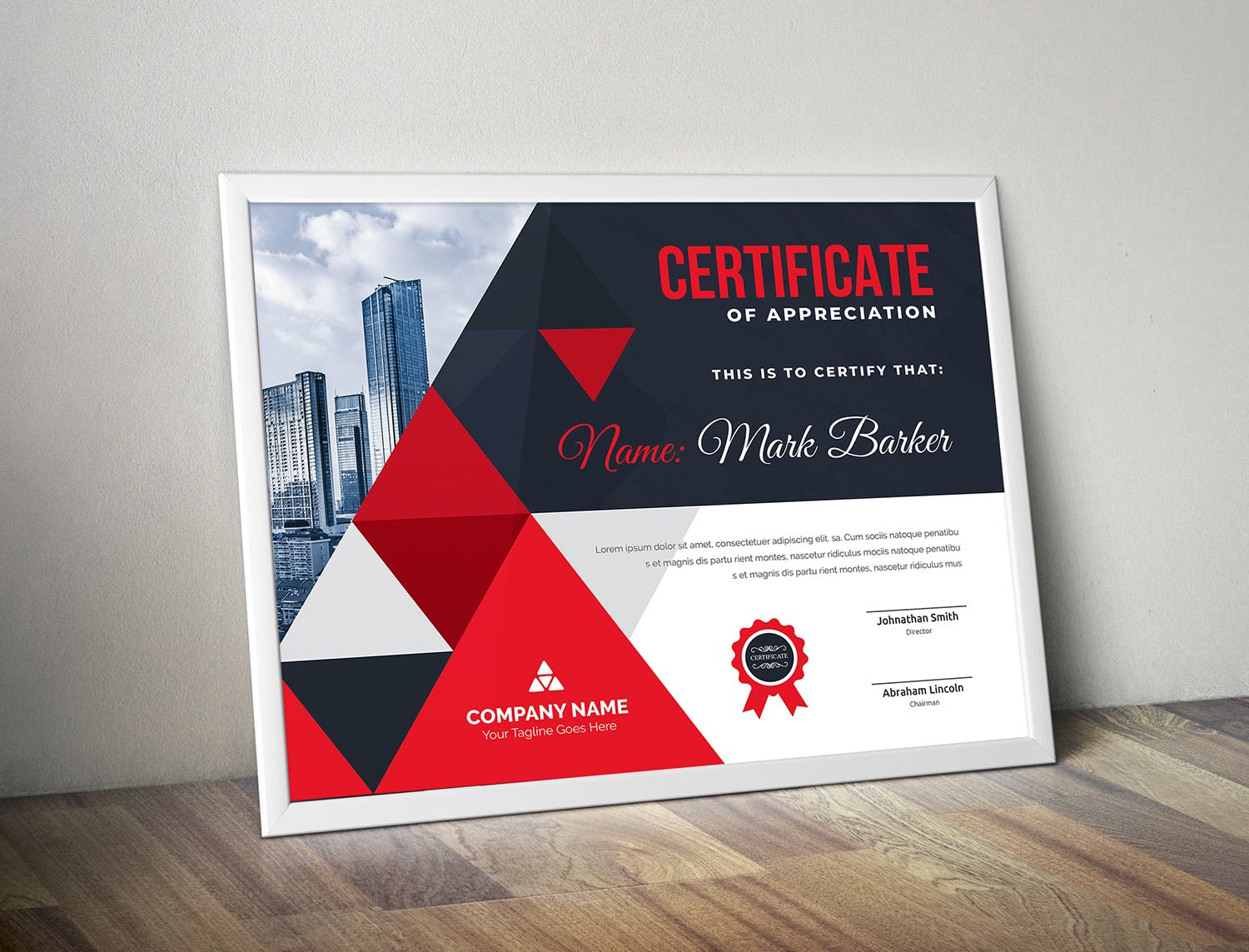 品牌销售代理/资格认证证书设计模板 Certificate插图(1)