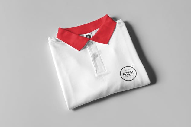Polo衬衫样机模板 Polo Shirt Mock-up插图(6)