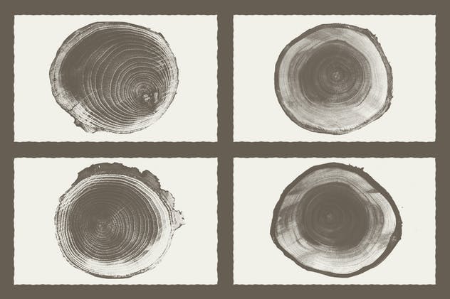 复古木纹年轮纹理套装 Wood Texture Pack 0.2插图(2)