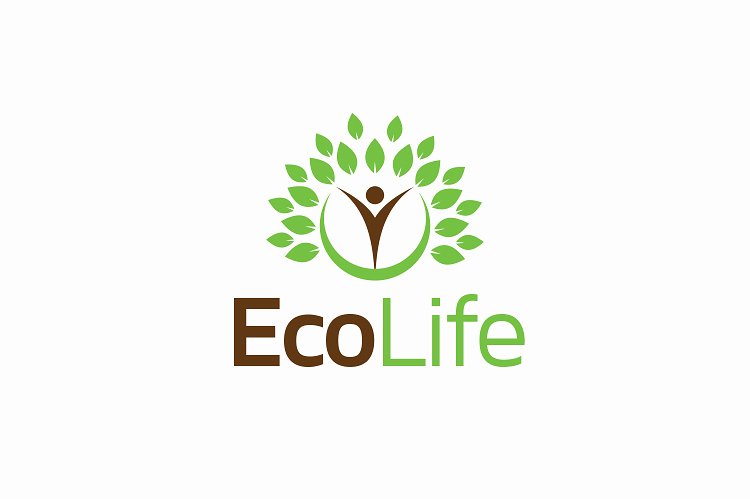 生态环保生活主题Logo模板 Eco Life Logo插图