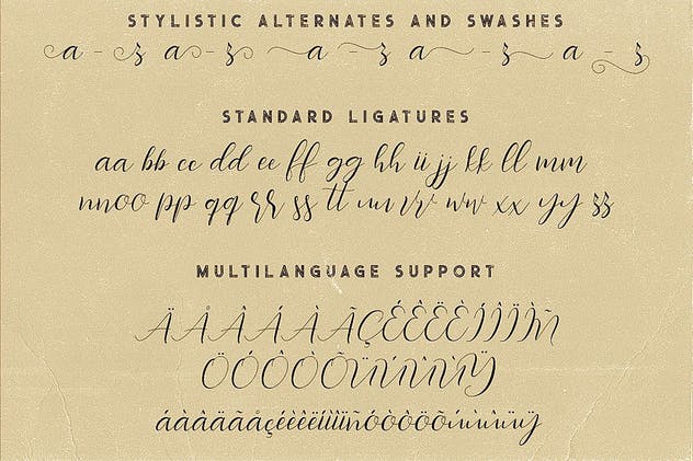 创意手写英文书法字体下载 Southlove Script Font插图(6)