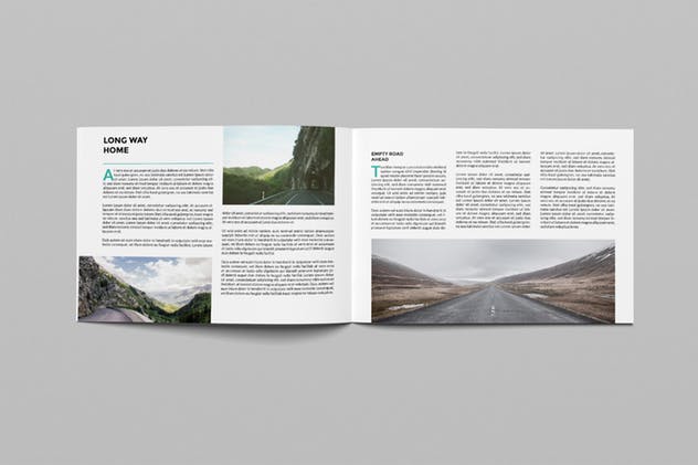 横向规格企业画册&产品目录设计模板 Landscape Magazine插图(8)