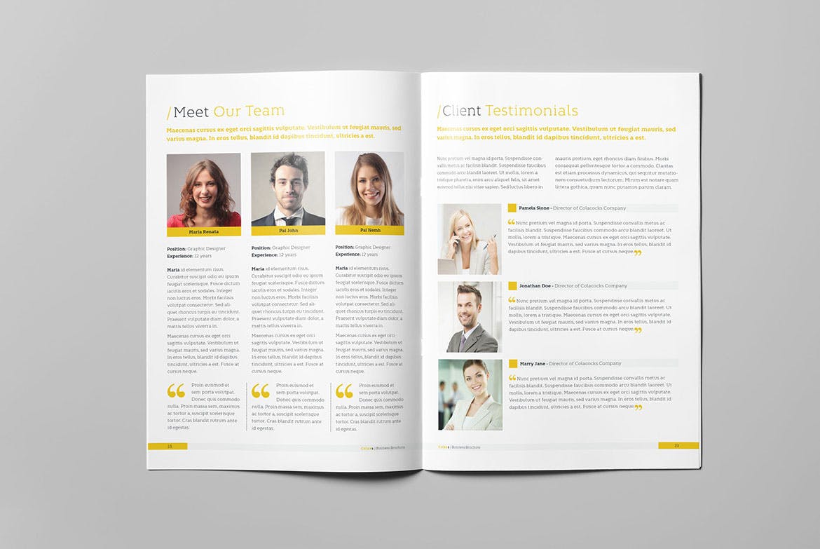 商业手册/企业品牌画册设计模板素材 Colaxs Business Brochure插图(9)