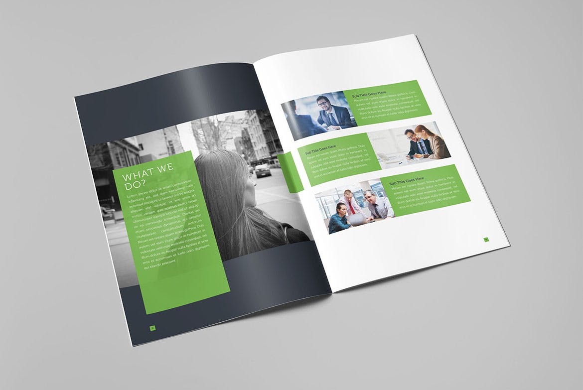 公司宣传册/企业画册设计INDD模板 Corporate Business Brochure插图(5)