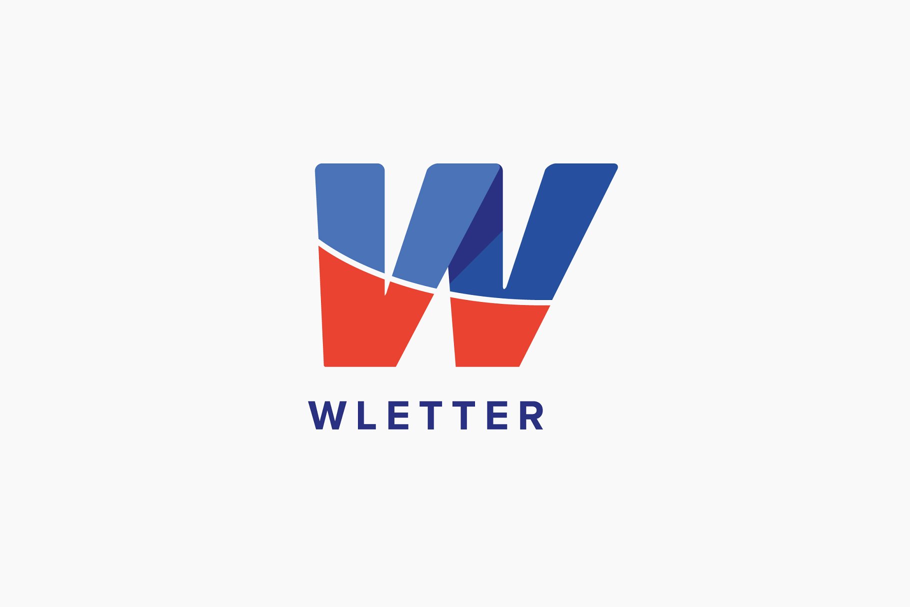 创意字母Logo模板系列之字母W W Letter Logo Template插图(4)