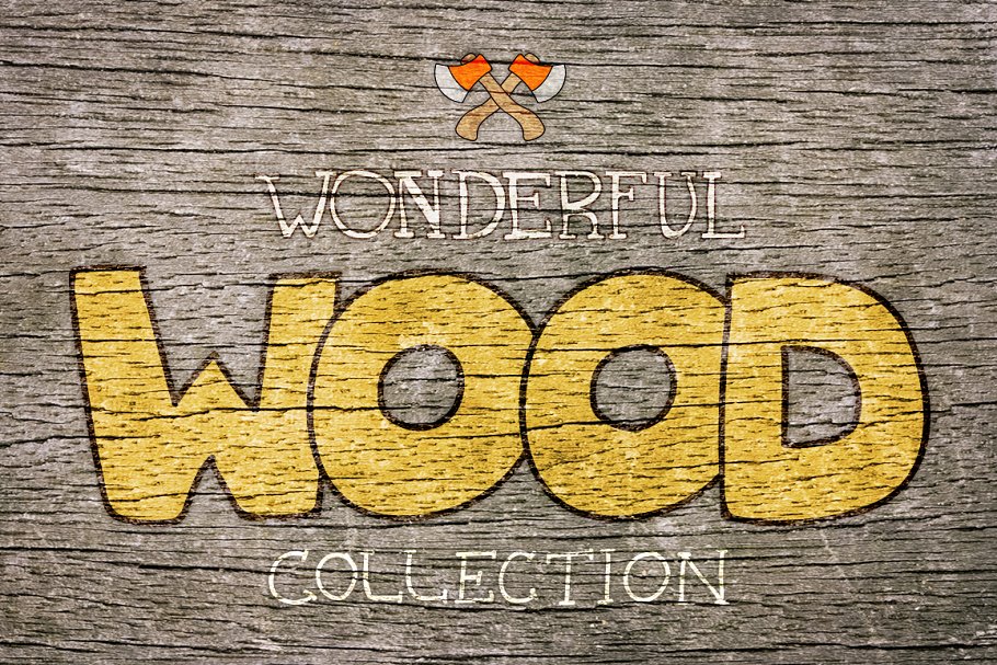 各种风格质朴实木纹理合集 Wonderful Wood Collection插图