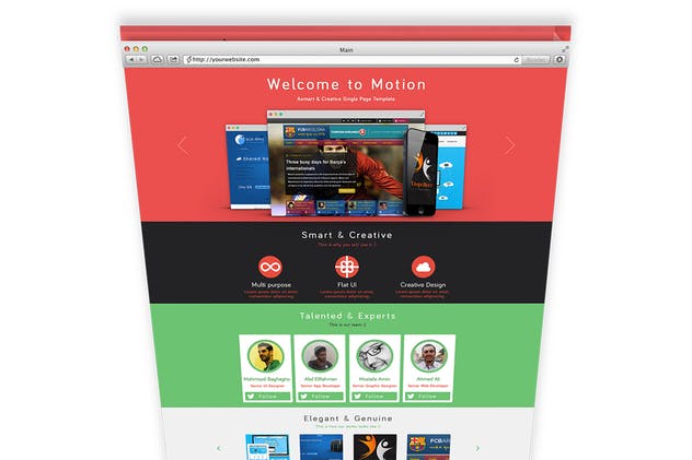 网站设计展示多维演示样机模板 3D Website Display Mockup插图(4)