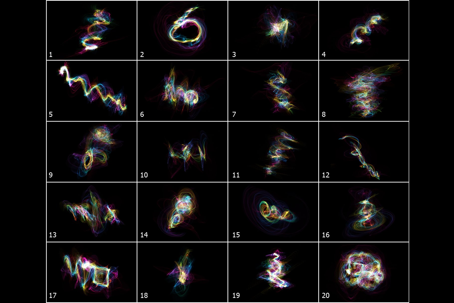 5K分辨率彩虹星云叠层背景 5K Rainbow Nebula Overlays插图(3)