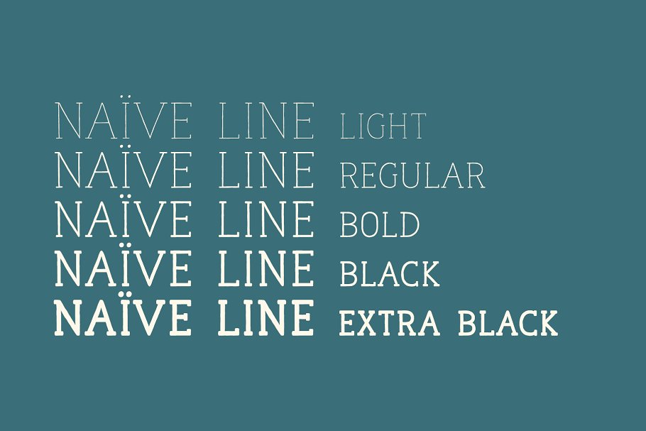 纯真舒适的手写衬线英文字体  Naive Line Font Pack插图(1)