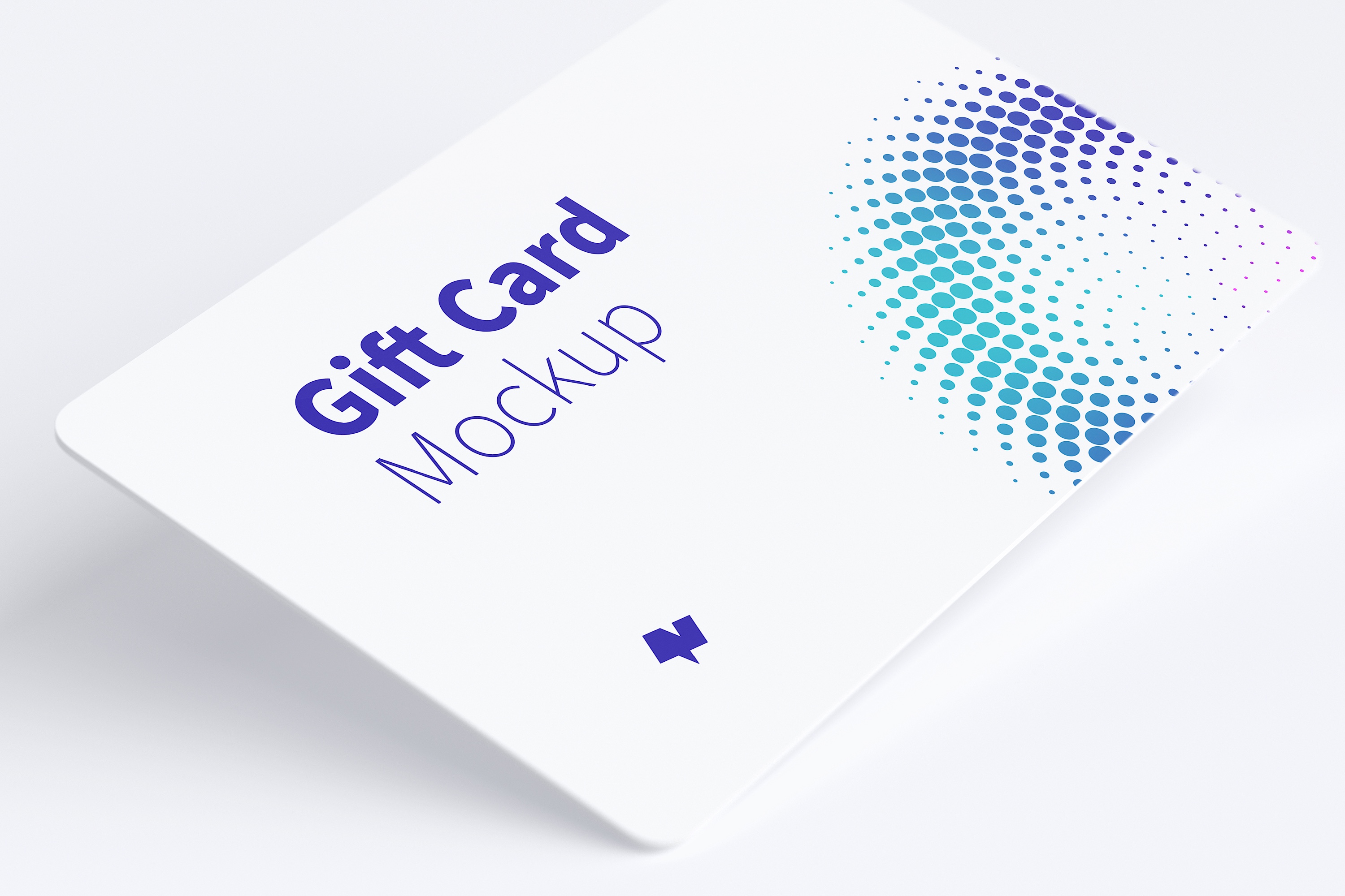 积分礼品卡卡片版式设计效果图样机07 Gift Card Mockup 07插图