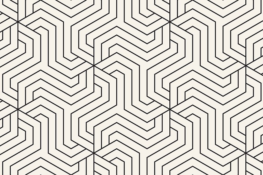 几何图案无缝纹理 Geometric Seamless Patterns Set 15插图(2)