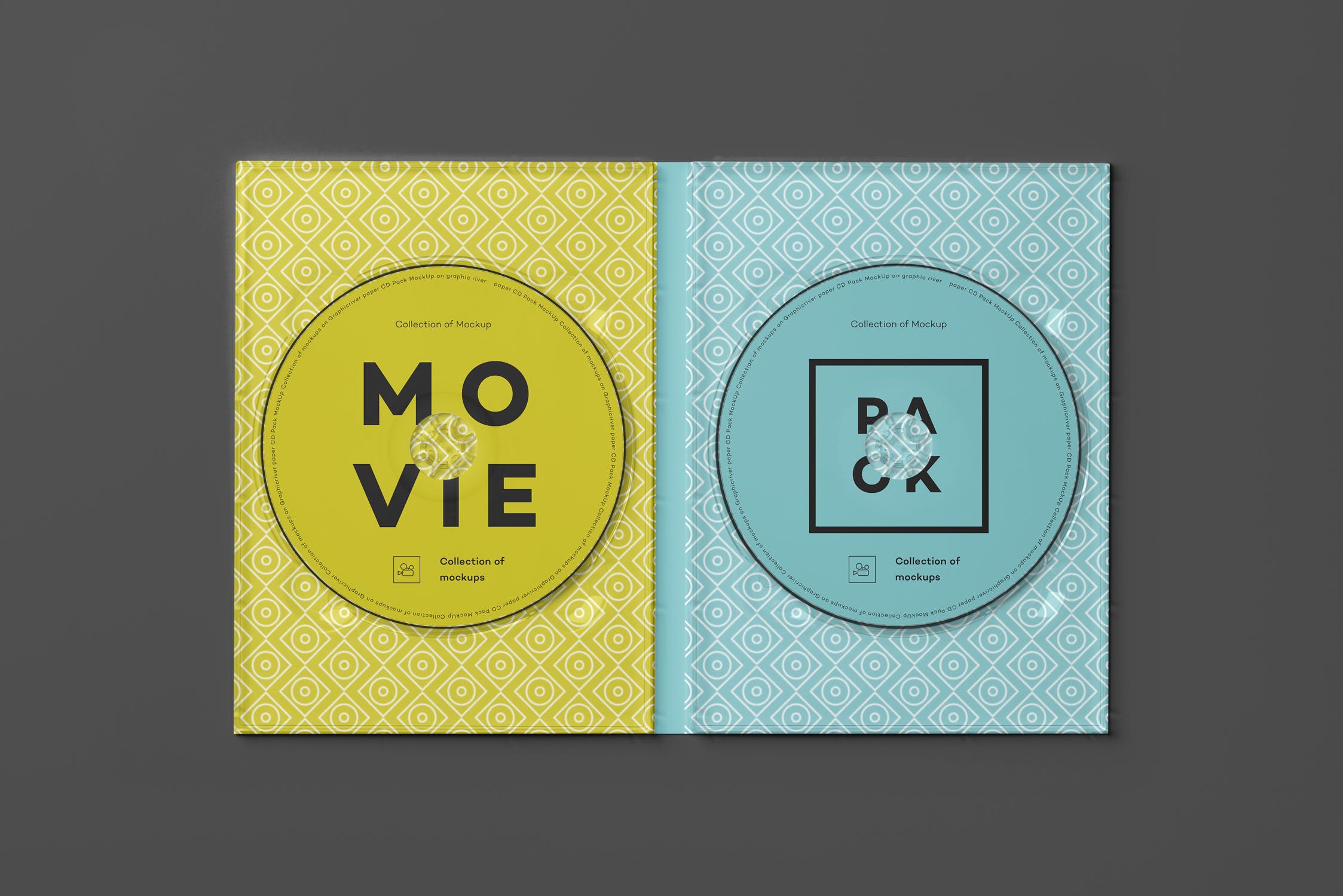 电影DVD包装盒外观设计样机3 Movie Pack Mock-up 3插图(1)