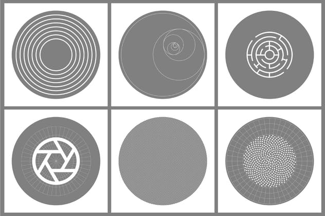 20个圆形图像图层蒙版效果模板 Circular Image Masks插图(4)