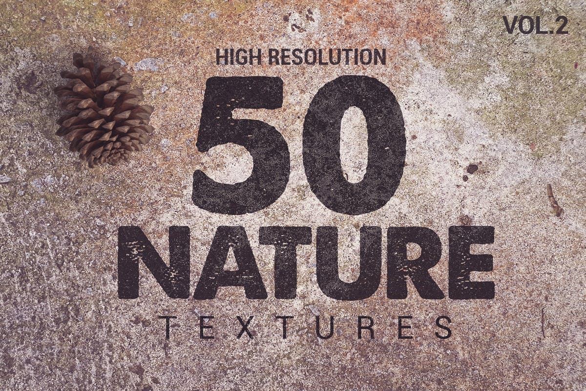 50款自然地板背景纹理Vol.2 50 Nature Textures vol2插图