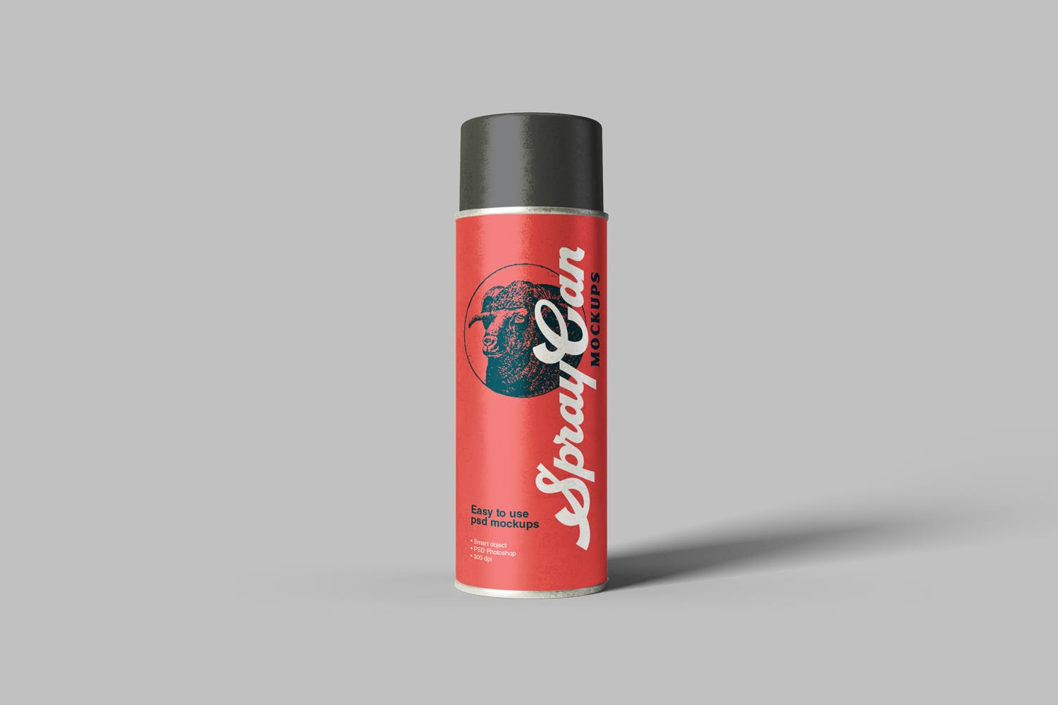 液压喷雾罐外观设计样机模板 Spray Can Mockups插图(2)