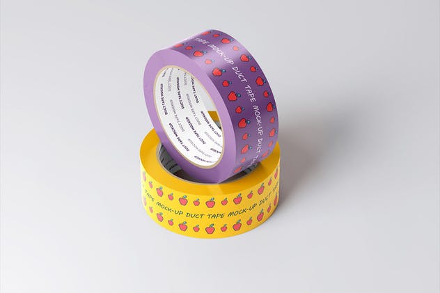 管道胶带印花印刷图案样机模板 Duct Tape Mock-up插图(4)