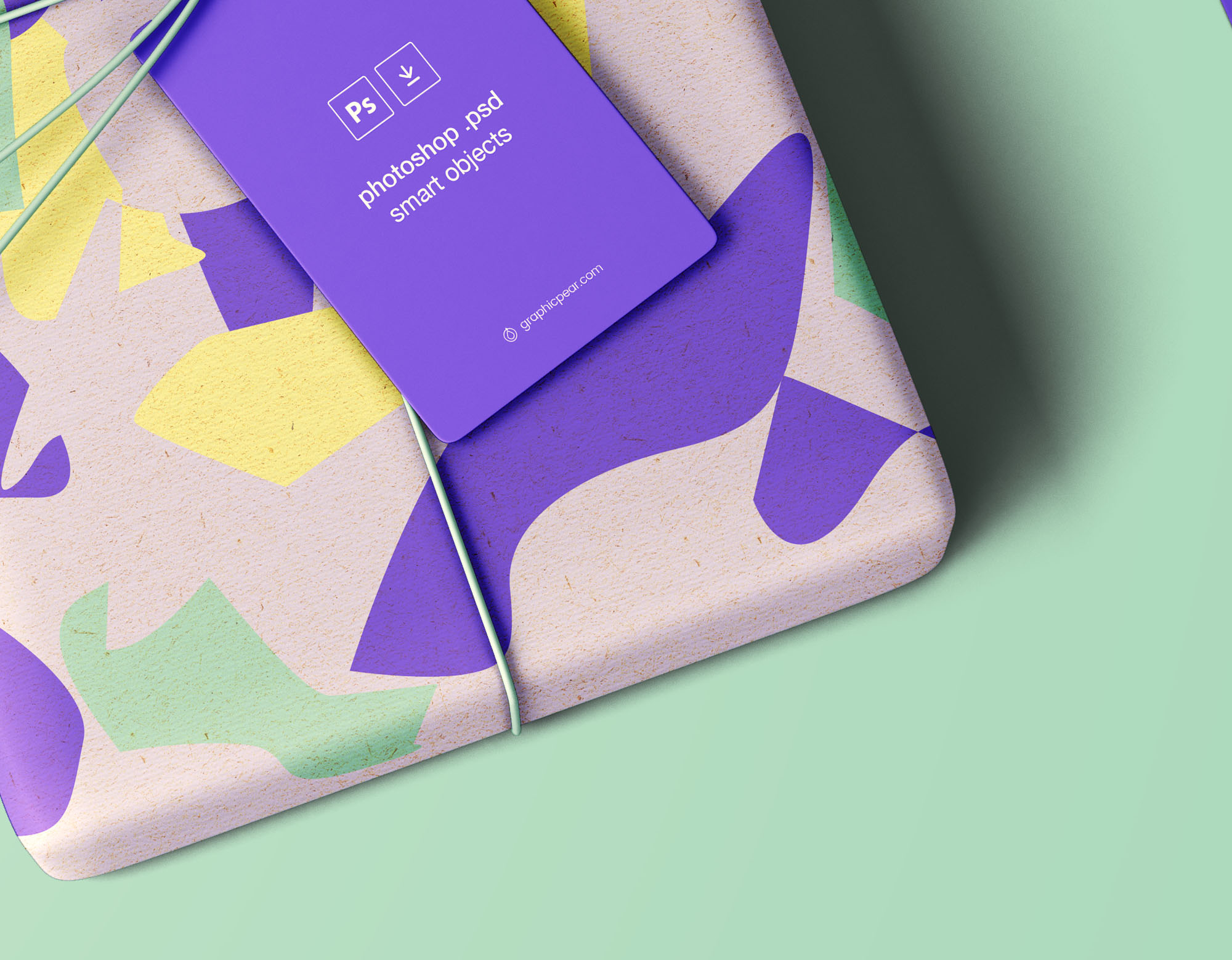 礼品包装设计效果图样机 Wrapped Gift Mockup插图(1)