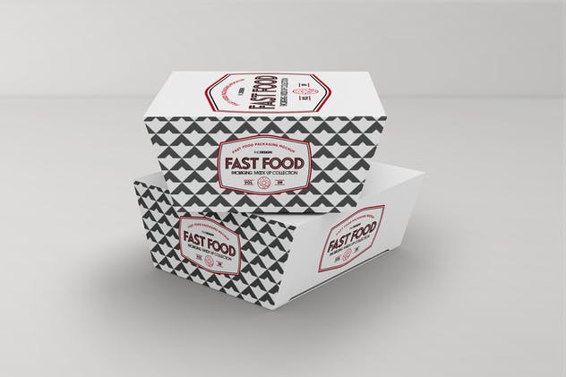 外带快餐包装样机套装Vol.9 Fast Food Boxes Vol.9: Take Out Packaging Mockups插图(3)