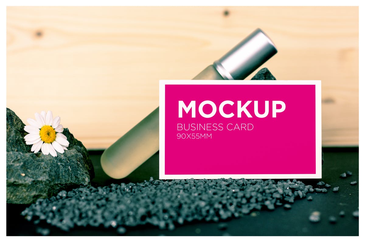 高品质美容行业企业名片样机V2 Beauty Business Card Mockup插图