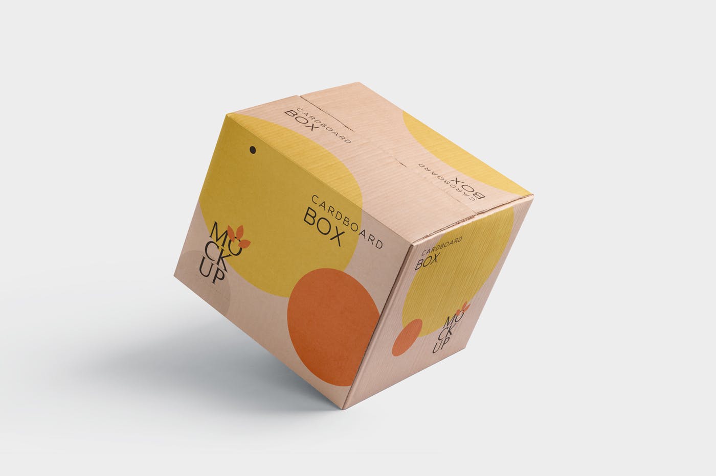 纸箱设计印刷效果图多角度预览样机 4 Cardboard Box Mockups插图(4)