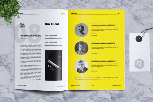 24页公司简介宣传册画册设计模板 FOXIEKNOT – Company Profile Brochure插图(10)
