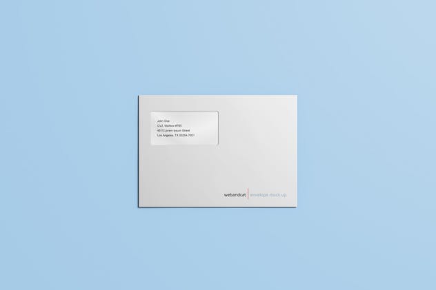 公司/企业信封设计样机模板 Envelope C5 / C6 Mock-up插图(9)