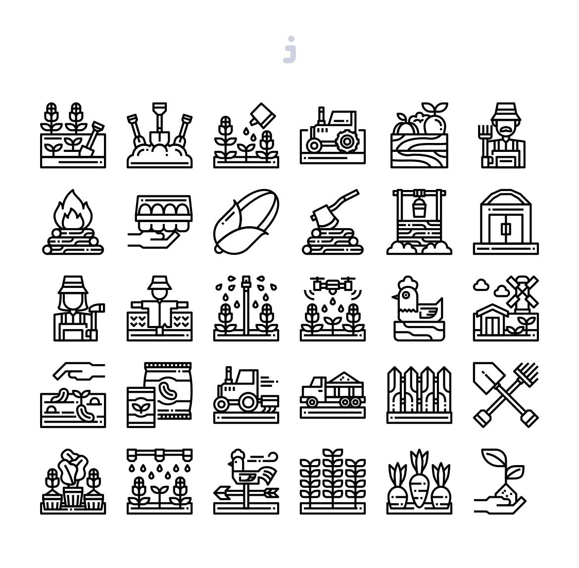 30枚农业农场主题彩色矢量图标素材 30 Agriculture Icons插图(2)