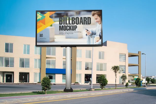 7款城市户外公路灯箱广告牌样机模板 7 Billboard Mockups插图(4)