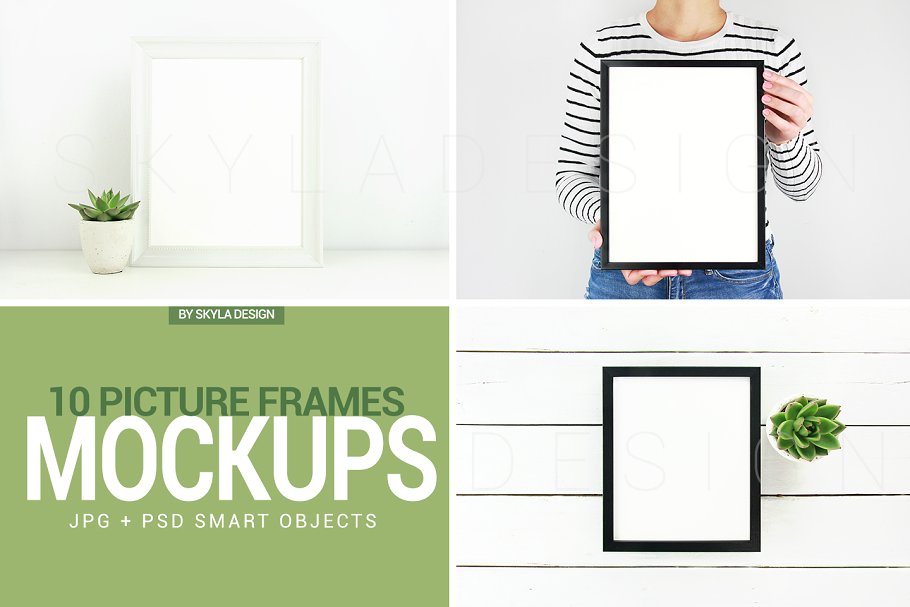 相框和海报展示样机 Picture frame & Poster mockup photos插图(2)
