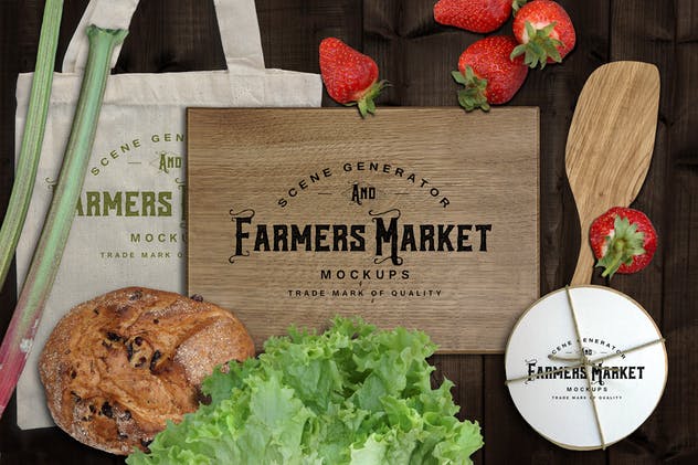 农贸蔬果市场场景设计套件 Farmers Market Scene Generator插图(13)
