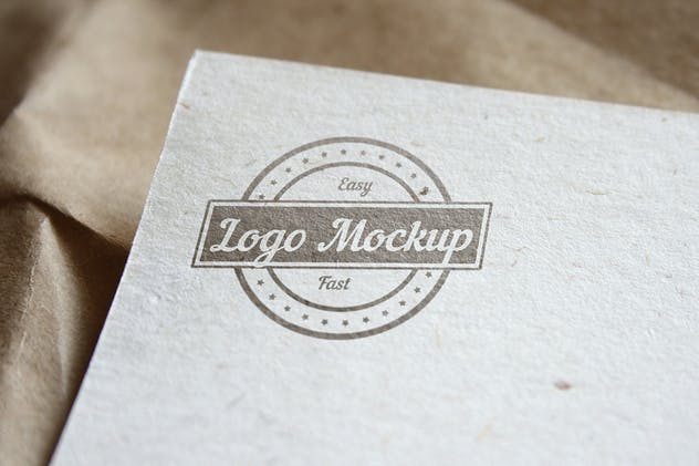 Logo印刷效果展示样机模板 Logo Mock-Up Set 2插图(8)