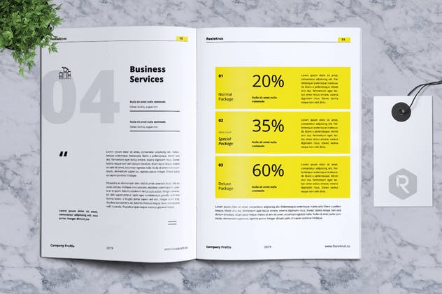 24页公司简介宣传册画册设计模板 FOXIEKNOT – Company Profile Brochure插图(6)
