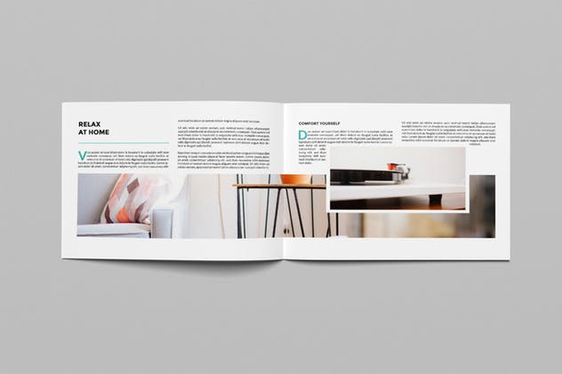 横向规格企业画册&产品目录设计模板 Landscape Magazine插图(11)