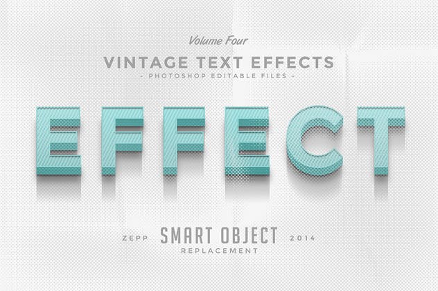 经典复古文本图层样式v4 Vintage Text Effects Vol.4插图(1)