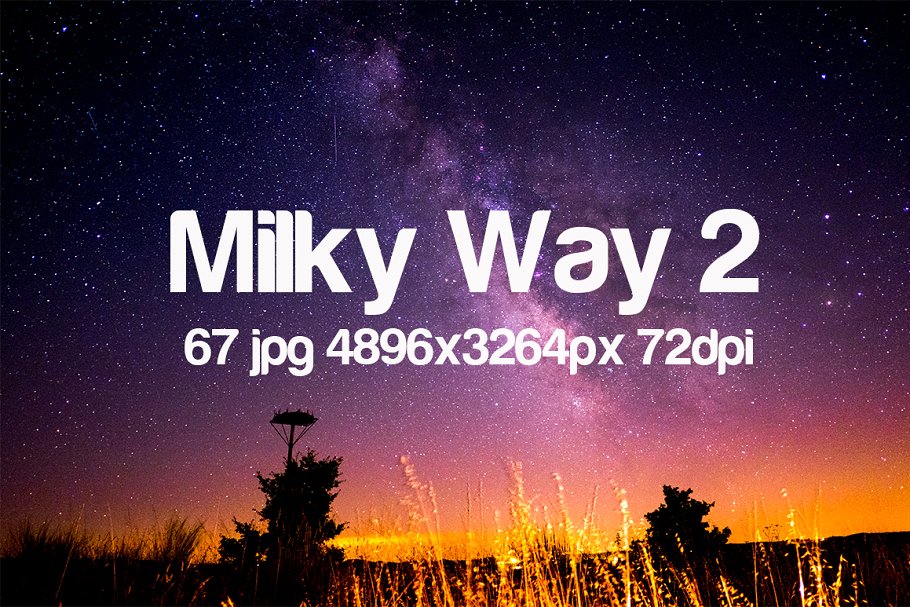 超高清极光星空背景素材 Milky Way photo pack 2插图(7)