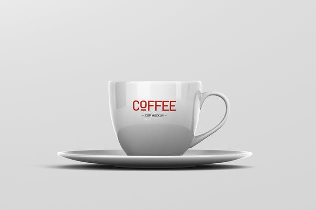 逼真咖啡杯马克杯样机模板 Coffee Cup Mockup插图(7)